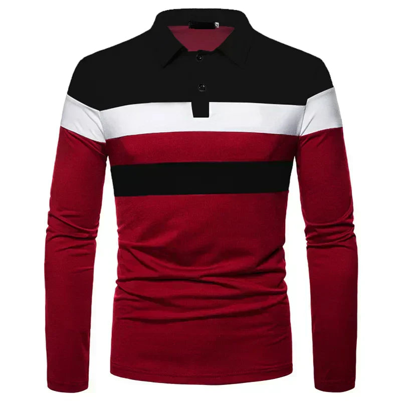 Men's Long Sleeve Polo Shirt Slingint Verno